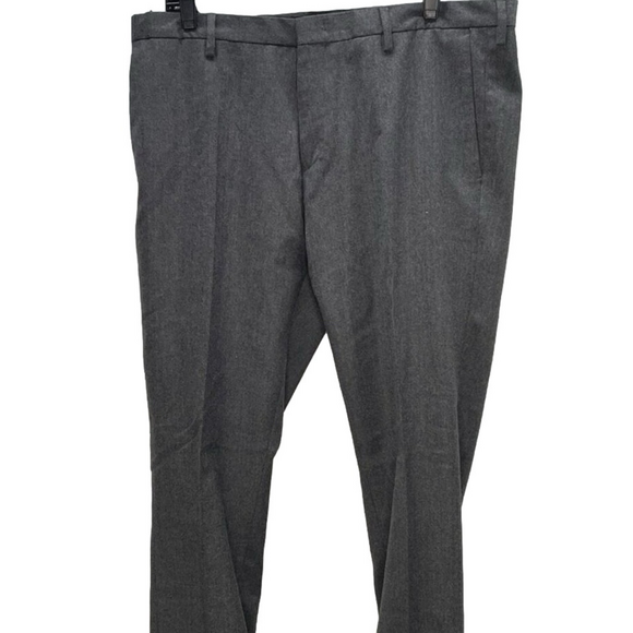 NEW PAUL SMITH Men's Wool Straight-Leg Dress Pants – Grey – Size 36 – NWT